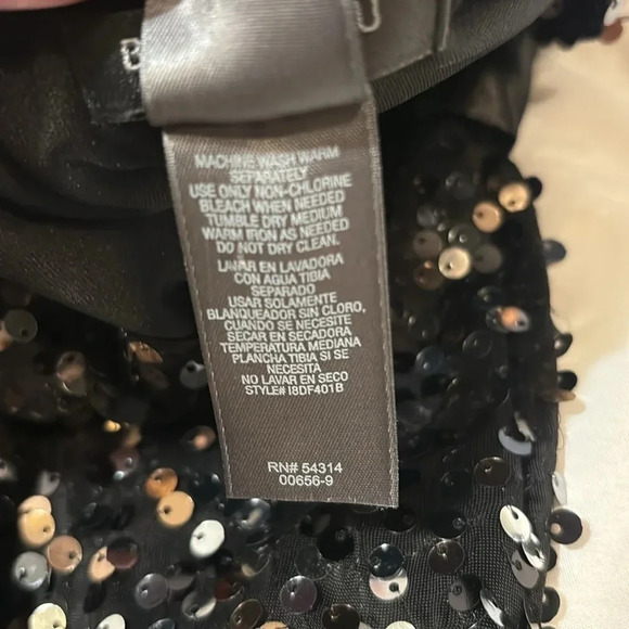 Bisou Bisou Black Party Sparkle Dress size 6 - Picture 4 of 9